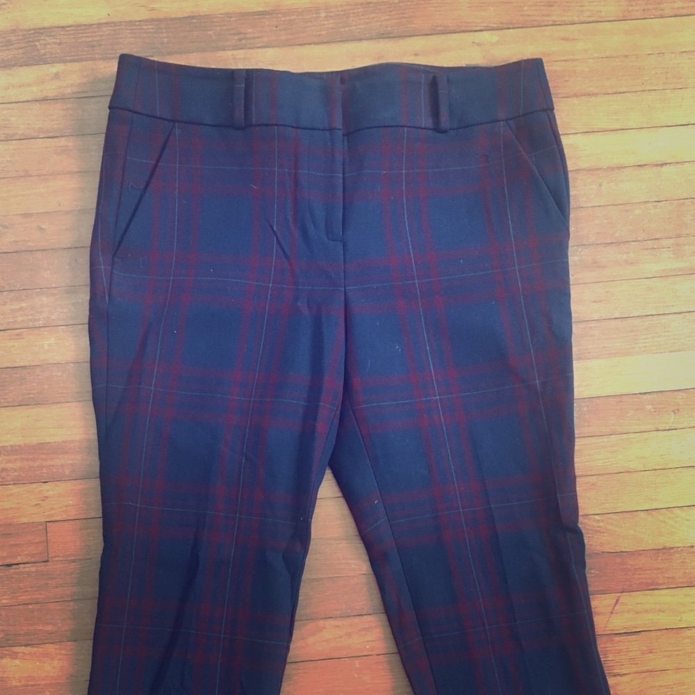 Loft size 10 Petite plaid pants